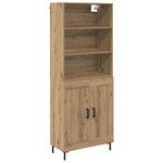 vidaXL Haut Armoire Chêne artisanal 69 5 x 34 x 180 cm