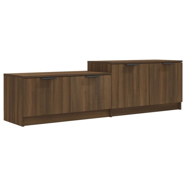 vidaXL Meuble TV Chêne marron 158 5x36x45 cm Bois d'ingénierie