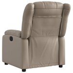 vidaXL Fauteuil inclinable Cappuccino Similicuir