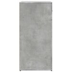 vidaXL Buffets 2 Pièces gris béton 79x38x80 cm bois d'ingénierie