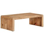vidaXL Table basse 110x55x35 cm bois massif d'acacia