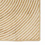 vidaXL Tapis Naturel et Blanc 60 x 250 cm Jute