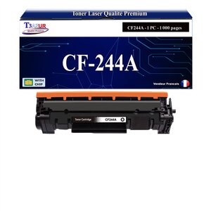 T3AZUR -Toner compatible avec HP CF244A (44A) pour HP LaserJet Pro M14a M14w M15a M15w M27a M27w MFP M28a M28w
