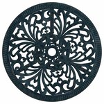 vidaXL Ensemble bistro de jardin 3 Pièces Vert Aluminium