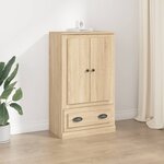 vidaXL Buffet haut chêne sonoma 60x35 5x103 5 cm bois d'ingénierie