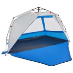 vidaXL Tente de plage 3 personnes libération rapide imperméable