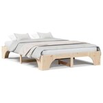 vidaXL Cadre de lit 140x200 cm en pin massif