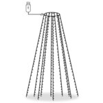 vidaXL Guirlande lumineuse filet d'arbre de Noël 300 LED 300 cm