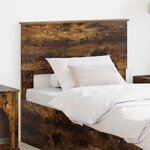 vidaXL Tête de lit Chêne fumé 80 cm Bois d'ingénierie