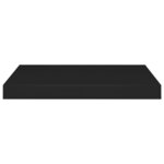 vidaXL Étagère murale flottante noir 50x23x3 8 cm MDF