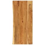 vidaXL Dessus de meuble-lavabo de salle de bain Acacia 140x52x3 8 cm