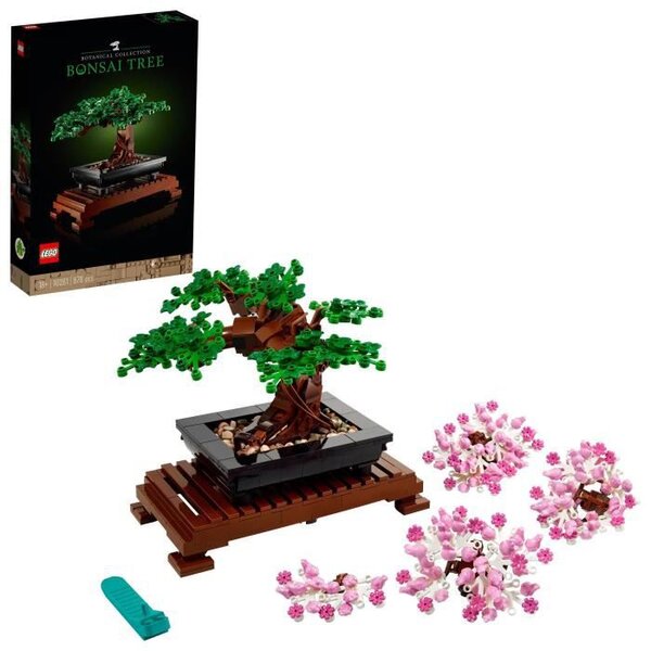 Lego creator expert 10281 bonsai loisir créatif pour adultes  kit de décoration botanique diy