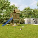 vidaXL Aire de jeux d'extérieur bois de pin imprégné