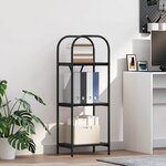 vidaXL Étagère Chêne noir 40 x 30 x 109 cm Bois d'ingénierie