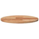 vidaXL Dessus de table rond Ø50x2 cm bois massif d'acacia