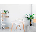 Corbeille papier q-connect plastique resistant 13l       275x285mm coloris gris opaque