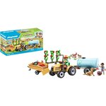 PLAYMOBIL 71442 - Fermier avec Tracteur et citerne - Country