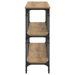vidaXL Table Console Chêne Artisan 200x29x75 cm Bois d'ingénierie