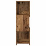 vidaXL Meuble d'angle Blanc 30 5x30x95cm Bois d'ingénierie