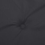 vidaXL Coussins de chaise à dossier haut lot de 2 noir tissu oxford