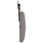 vidaXL Tête de lit suspendue Taupe Tissu