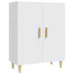 vidaXL Buffet Blanc 70x34x90 cm Bois d'ingénierie