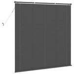 vidaXL Store Vénitien Réglable Gris Argenté 150 x 140 cm PVC