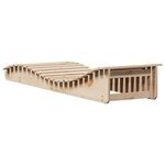 vidaXL Chaise longue 205x60x31 5 cm bois massif de pin