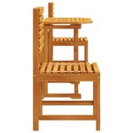 vidaXL Ensemble bistro de jardin 3 Pièces Marron Bois d'acacia massif