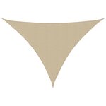 vidaXL Voile d'ombrage beige 7x5x5 m 100   polyester oxford