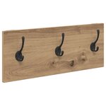vidaXL Set de meubles de couloir 4 pièces en bois d'artisan chêne