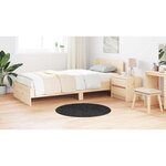 vidaXL Tapis Gris foncé 90 x 90 cm Polypropylène