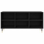 vidaXL Meuble TV Chêne noir 103 5 x 30 x 50 cm Bois d'ingénierie