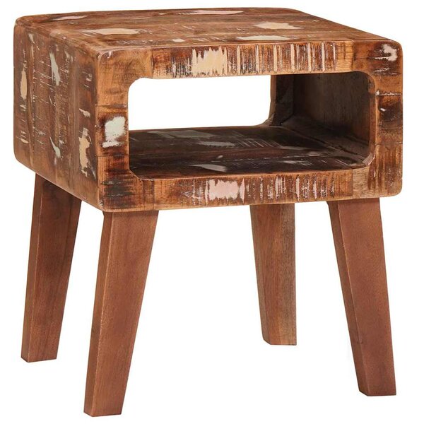 vidaXL Tables d'appoint Marron 40 x 32 x 46 cm Bois de mangue massif