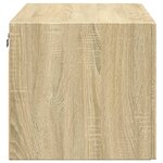 vidaXL Armoire murale chêne sonoma 80x42 5x40 cm bois d'ingénierie
