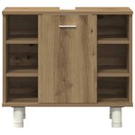 vidaXL Ensemble de meubles salle de bain 3 Pièces bois d'ingénierie