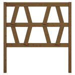 vidaXL Tête de lit Marron miel 81x4x100 cm Bois massif de pin