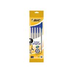 Pochette de 5 stylos-bille Cristal Original Bleu BIC