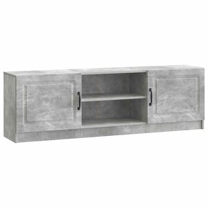 vidaXL Meuble TV Gris béton 150 x 31 x 47 cm Bois d'ingénierie