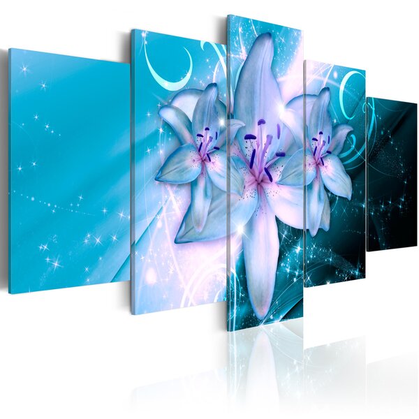 Tableau - sapphire nights l x h en cm 200x100
