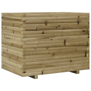 vidaXL Jardinière 90x60x72 cm bois de pin imprégné