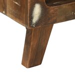 vidaXL Table basse 50x50x35 cm en bois de récupération