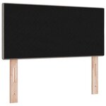 vidaXL Tête de lit Hauteur réglable avec tête de lit Taupe 80 cm tissu