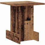 vidaXL Table d'appoint Bois ancien 35 5 x 35 x 40 cm Bois d'ingénierie