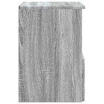 vidaXL Armoire de salle de bain Sonoma gris 30 x 44 5 x 50 cm