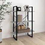 vidaXL Bibliothèque Sonoma gris 80x30x105 cm Bois d'ingénierie