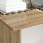 vidaXL Bureau chêne artisanal 100 x 50 x 76 cm Bois d'ingénierie