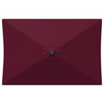vidaXL Parasol de jardin avec lumières LED et base 200 x 300 cm