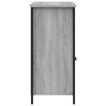 vidaXL Buffet sonoma gris 100x35x75 cm bois d'ingénierie