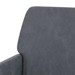 Banc banquette 108 x 79 x 79 cm velours gris foncé 02_0010633